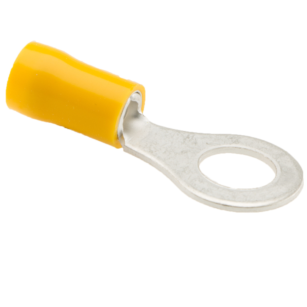 BBAtechniek - Kabelschoen ring M8 Ø8.4mm* geel (5x)