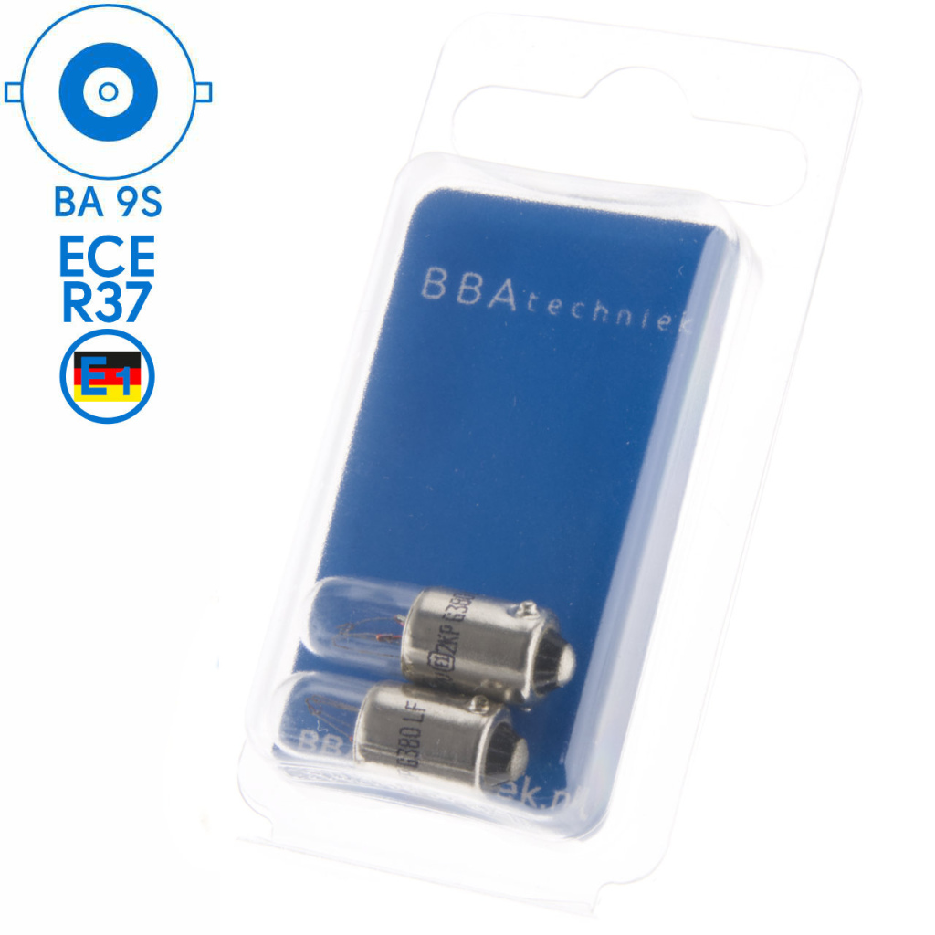 BBAtechniek - BA9S 12V 4W BS233 lamp (2x)