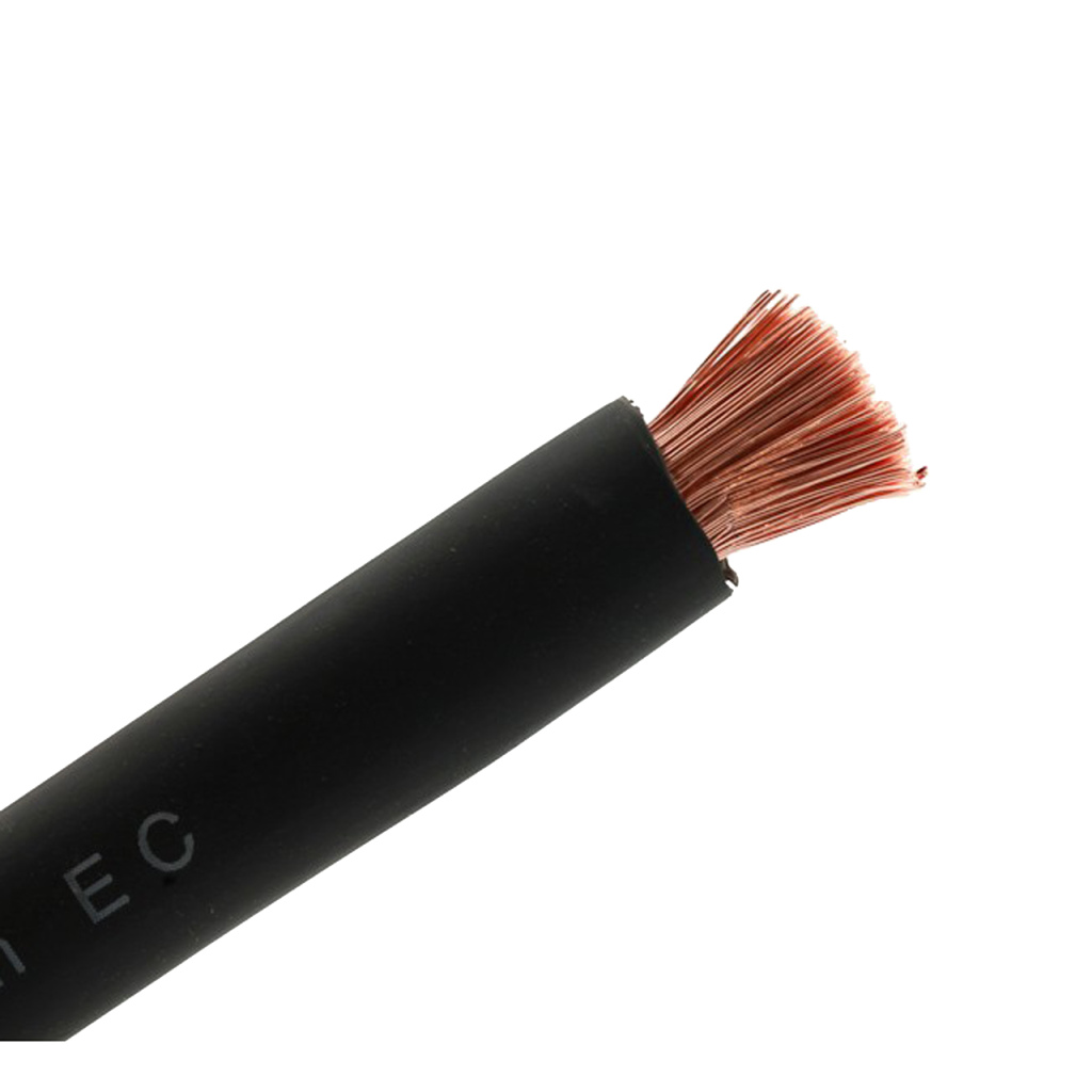 BBAtechniek - 70mm2 accu kabel flexibel zwart (5m)