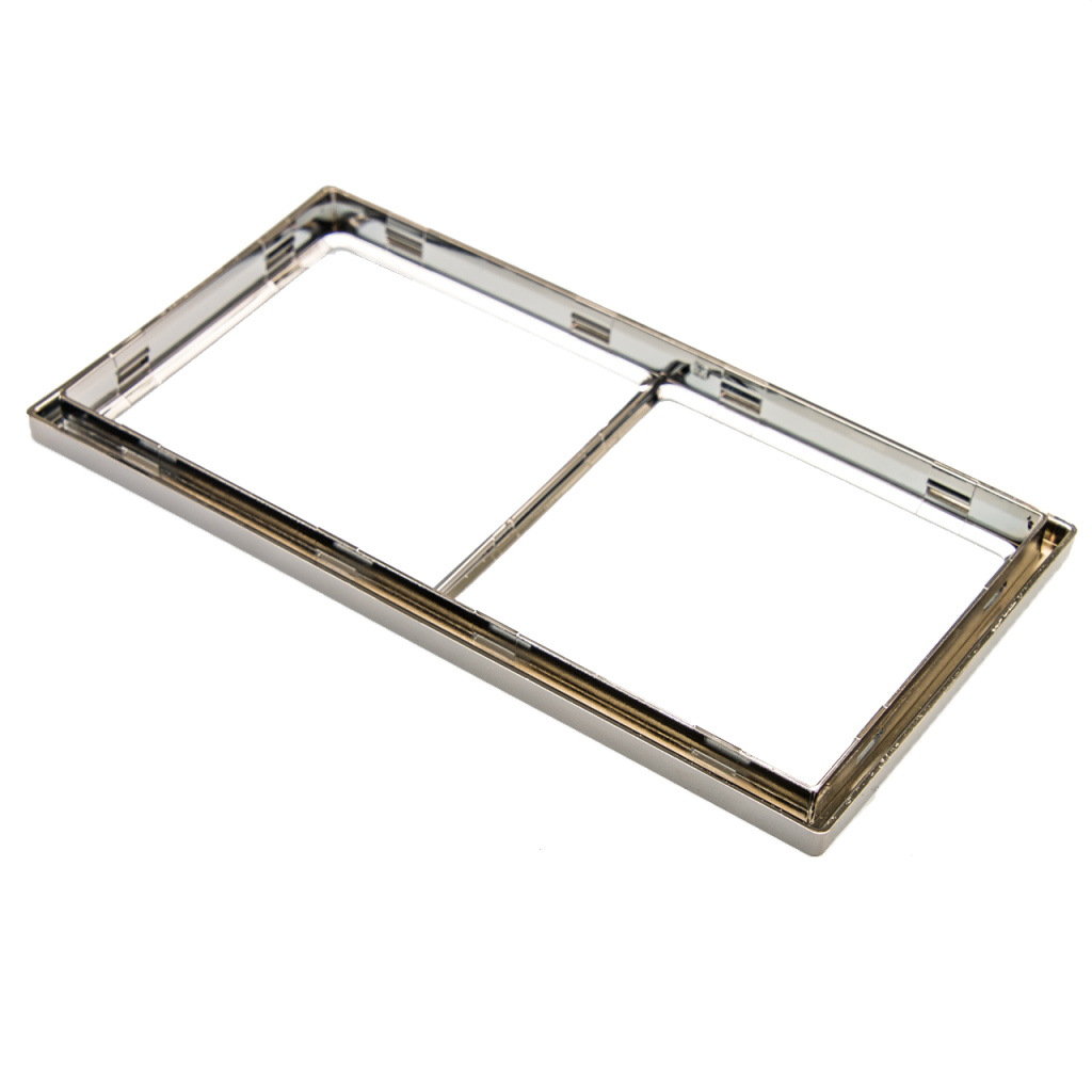 BBAtechniek - Afdekraam 2-vak hoogglans zilver S20.000 (1x)