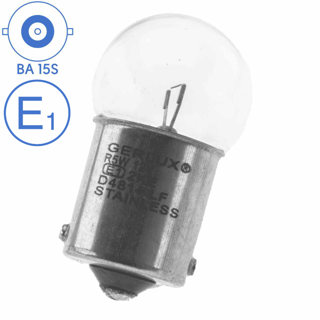 BBAtechniek - BA15S 12V 5W BS207 lamp (10x)