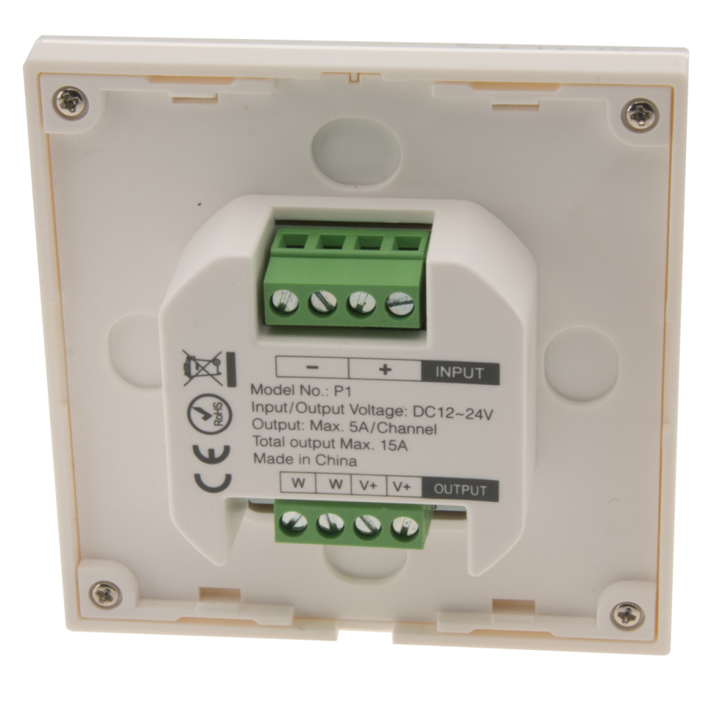 BBAtechniek - Umbrië LED dimmer 12V 24V 5A touch bediening (1x)