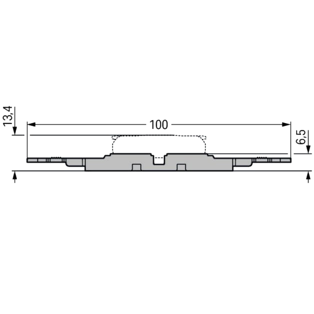 BBAtechniek - Bevestigingsadapter Wago 221 voor 3x 1-voudig (5x)