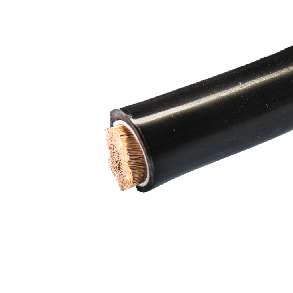 Kwaadaardig bende oortelefoon 35mm2 accu kabel flexibel zwart (50m) | BBA techniek