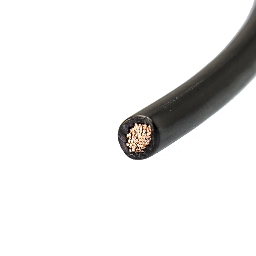 BBAtechniek - 10.0mm2 kabel flexibel zwart (25m)
