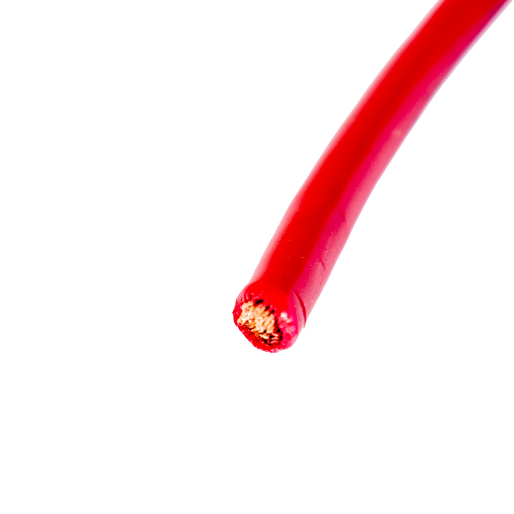 BBAtechniek - 10.0mm2 kabel flexibel rood (100m)