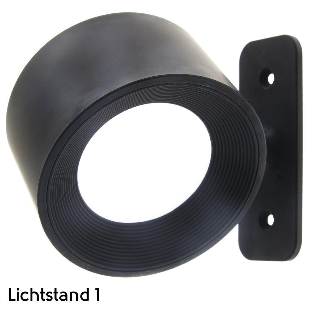 BBAtechniek - Capri draaibare zwarte magneetspot LED (1x)