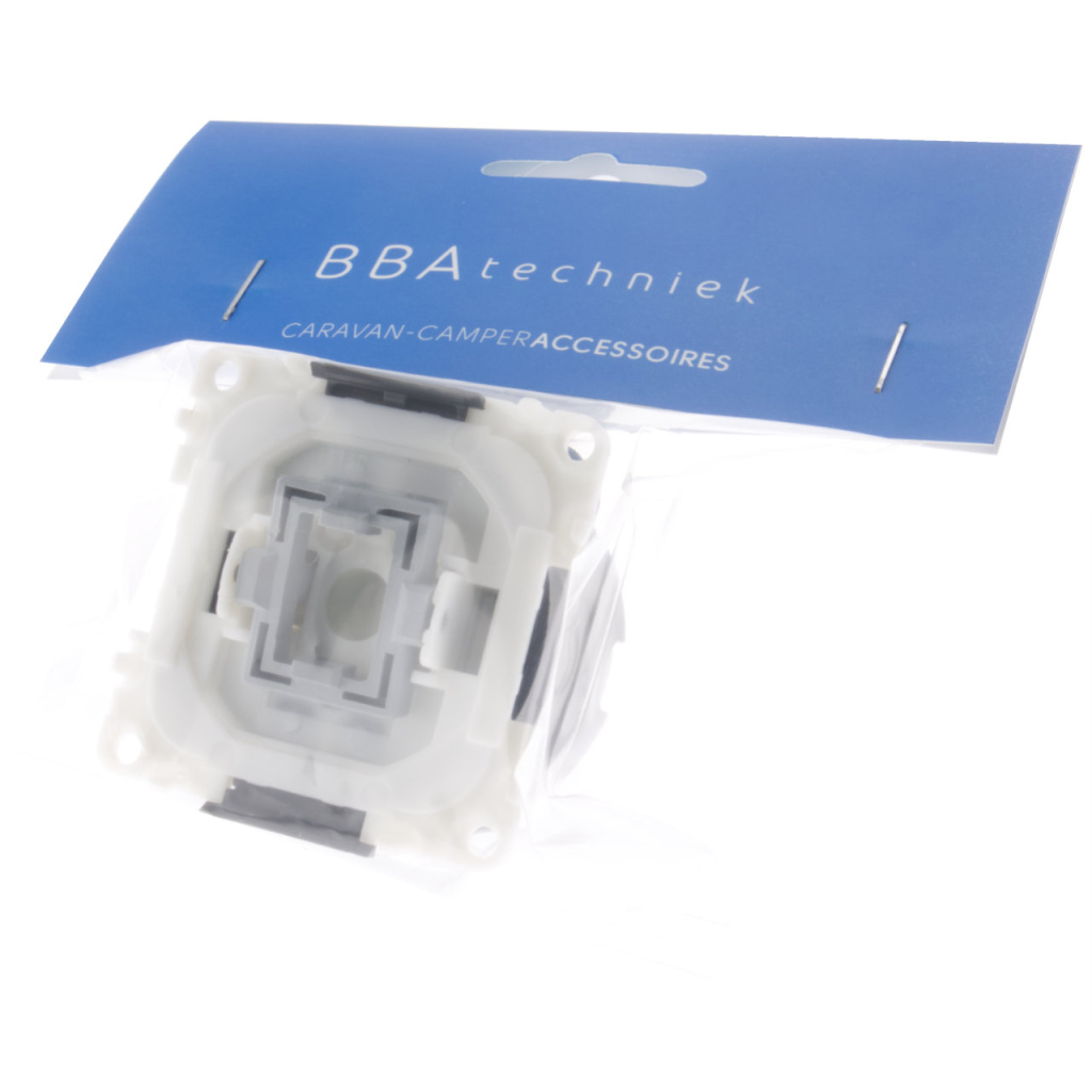 BBAtechniek - S 30.000 wipschakelaar aan/uit 230V zwart (1x)