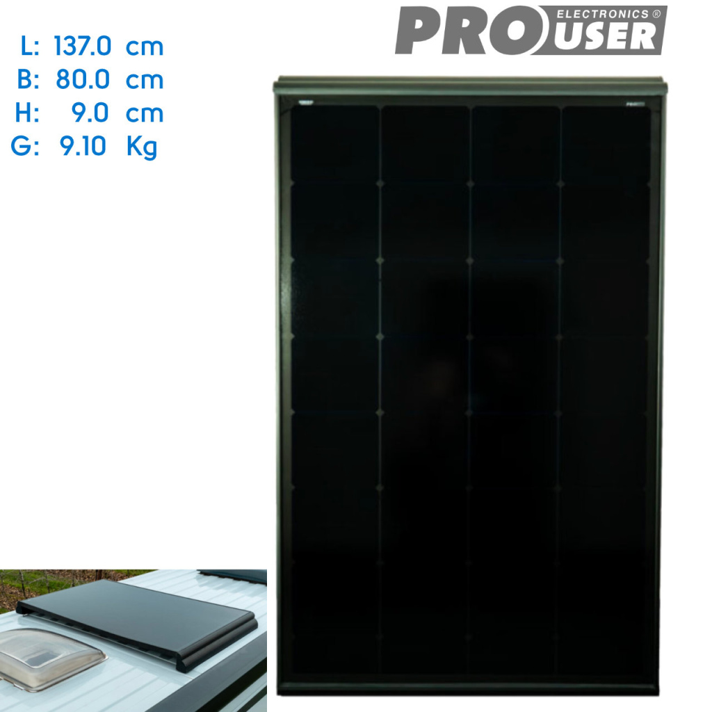 BBAtechniek - 200Wp 137x80x9cm Pro-User SP200 zonnepaneel (1x)