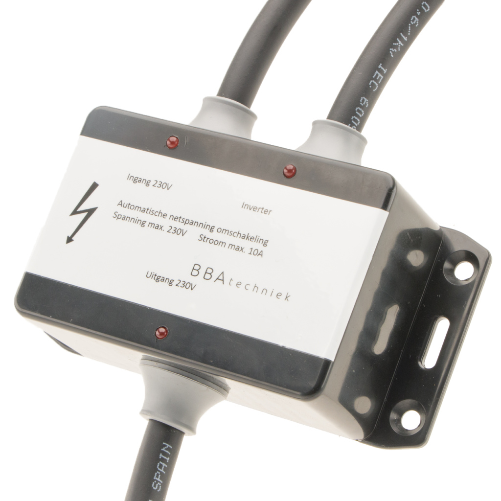 BBAtechniek - BBA automatische netspanning omschakeling MKII (1x