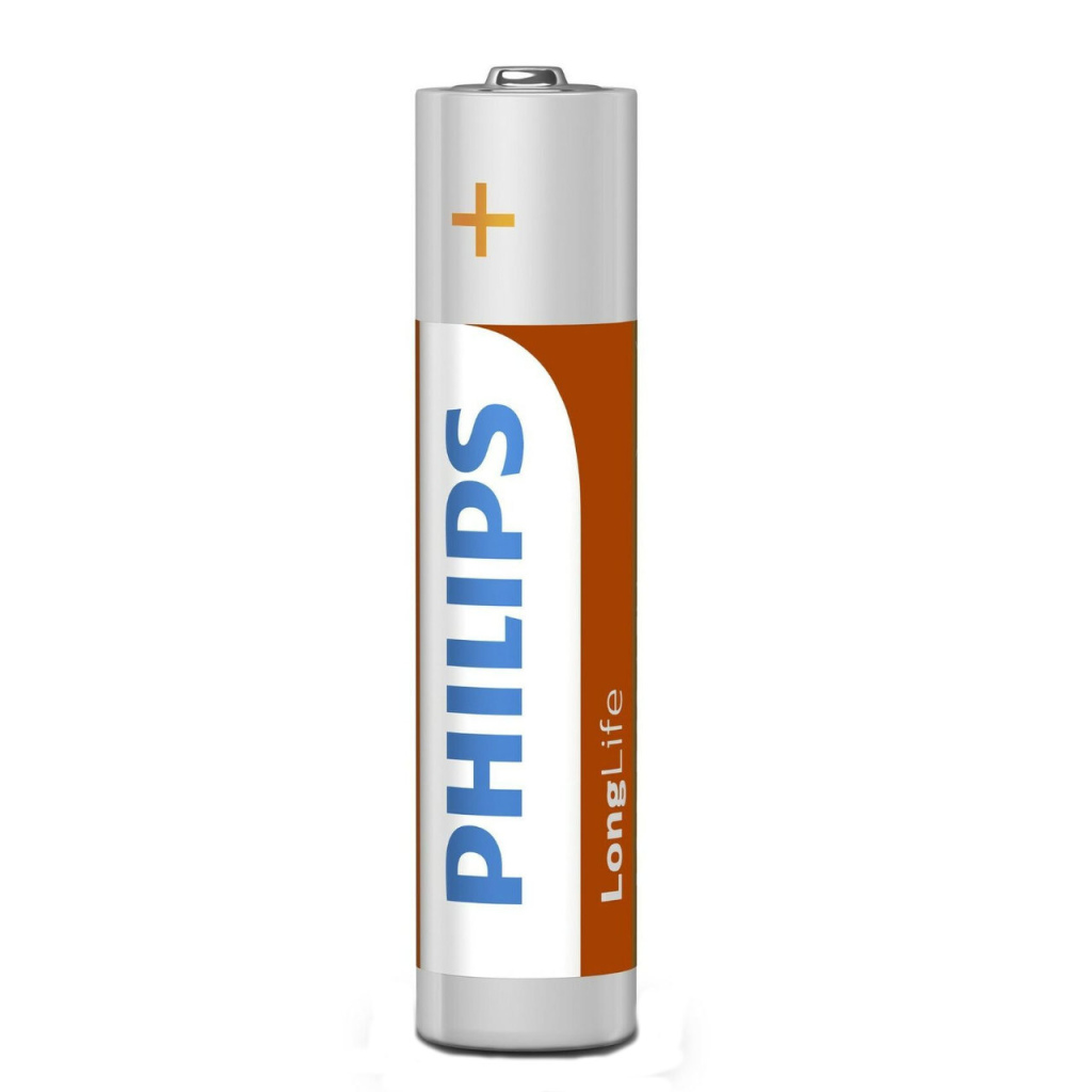 BBAtechniek - 1.5V R03 Philips Longlife AAA batterij (4x) 
