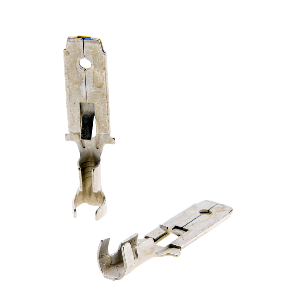 BBAtechniek - Vlaksteker vertind 6.3 1.5-2.5mm² (100x)