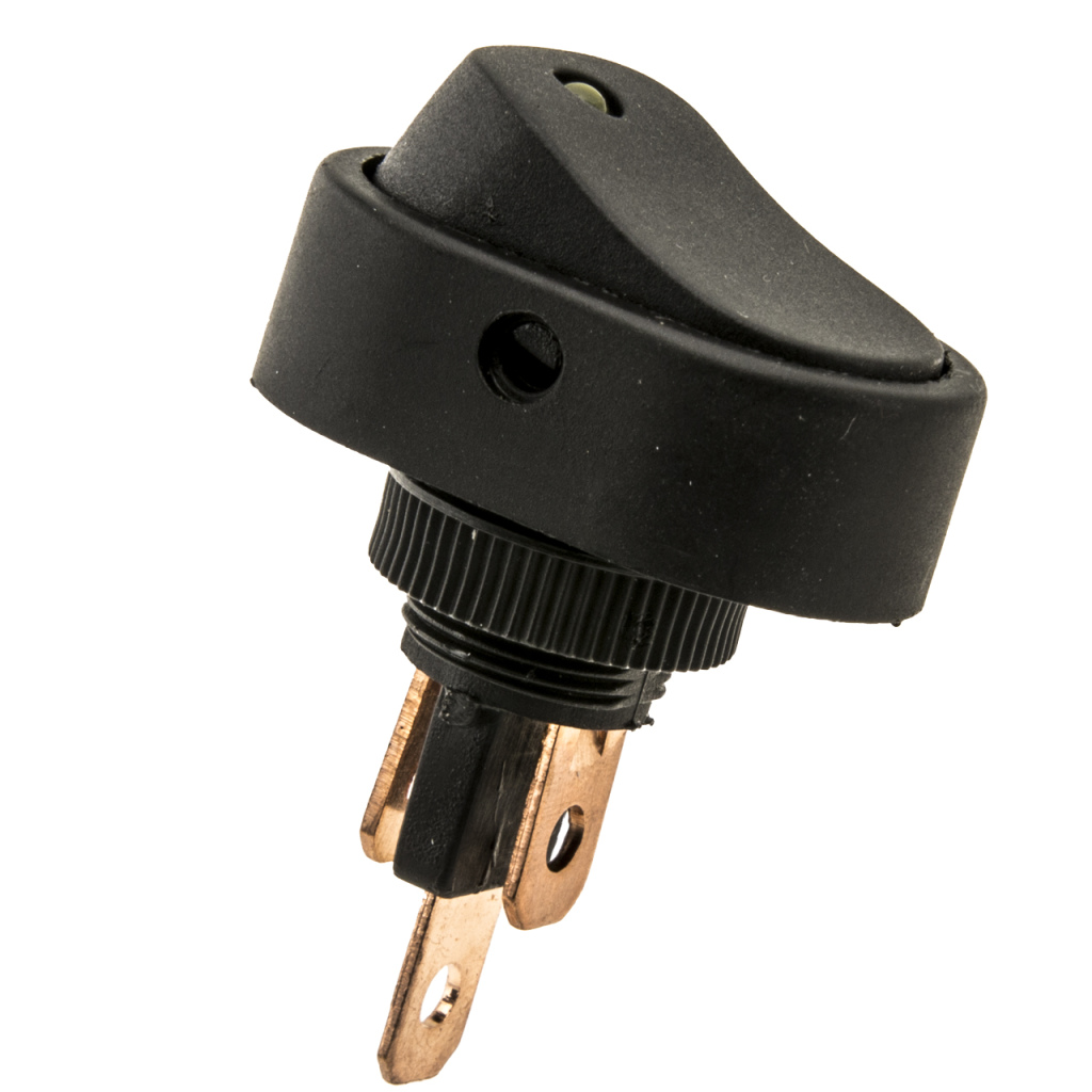 BBAtechniek - 12V 16A 3-polig On-Off schakelaar oranje LED (1x)