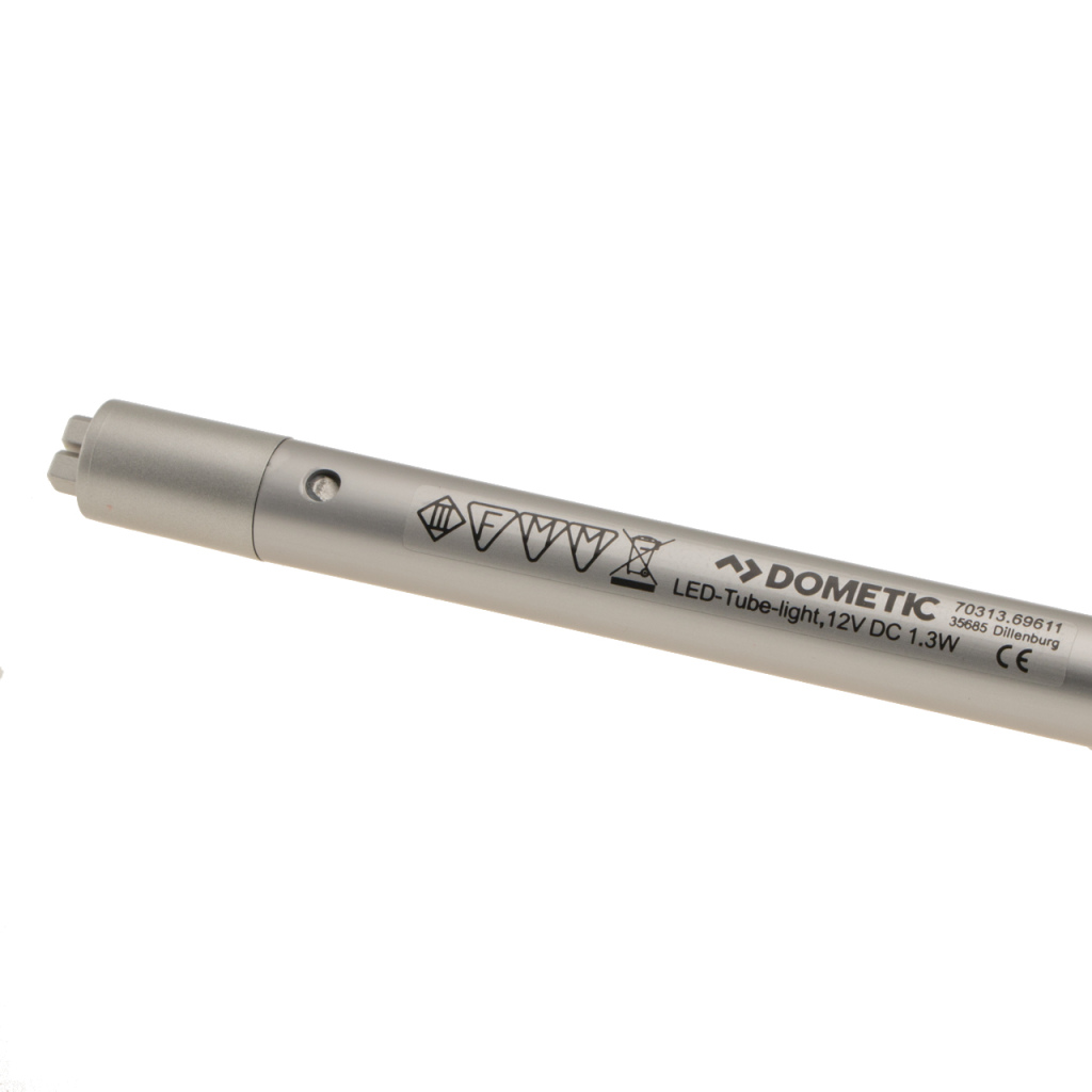 BBAtechniek - Dometic LED tube 12V 1.3W zilver Dometic rail (1x)