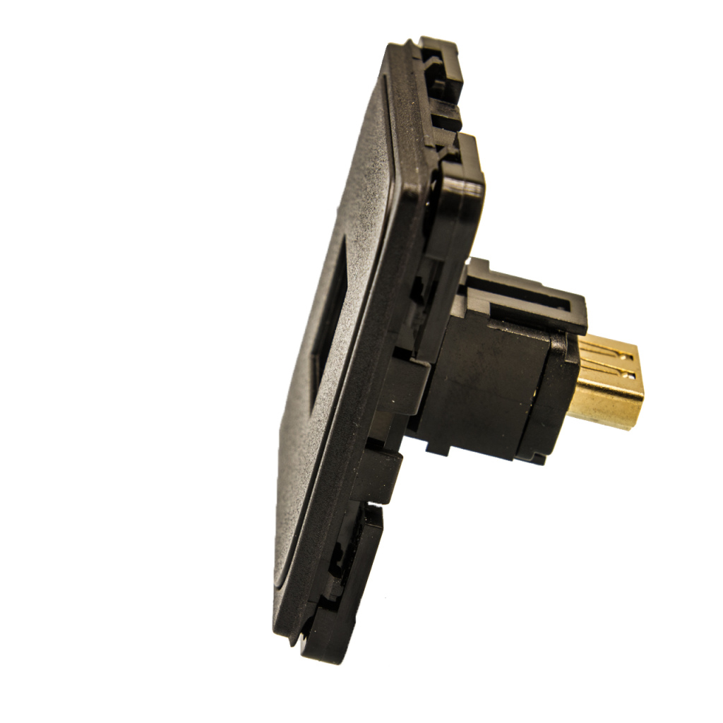 BBAtechniek - HDMI contactdoos zwart S20.000 (1x)