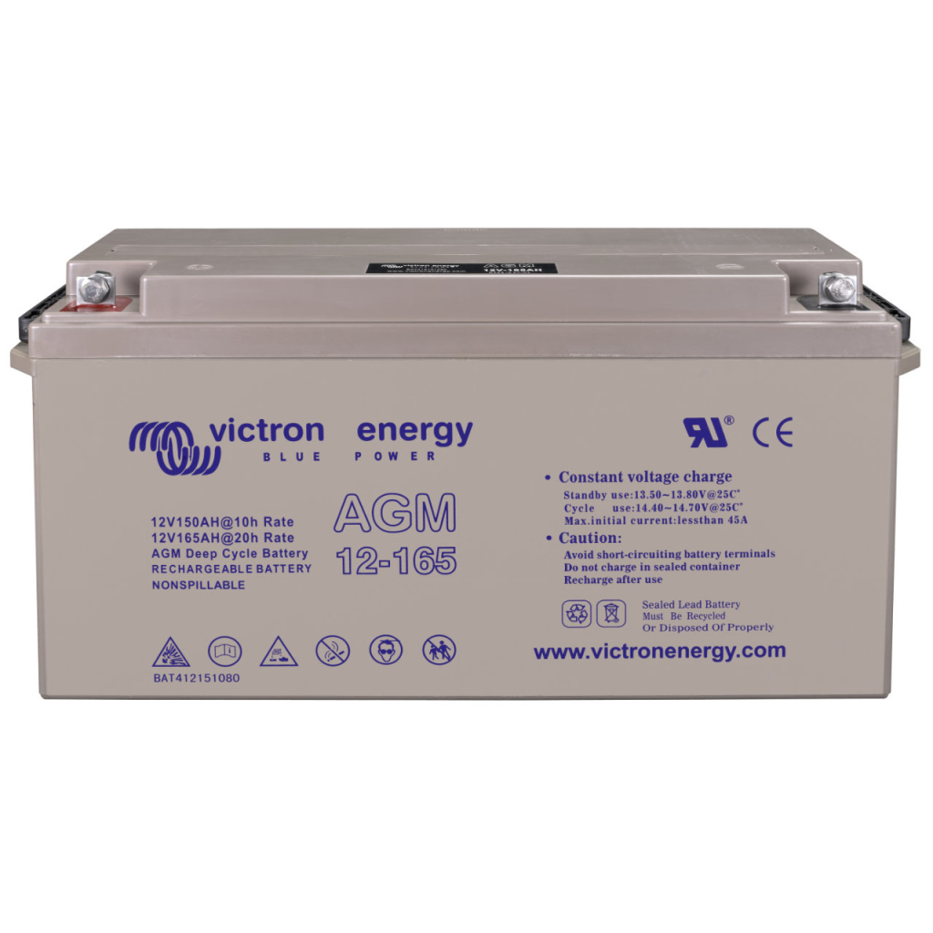 BBAtechniek - 12V 165Ah Victron AGM Accu M8 (1x)