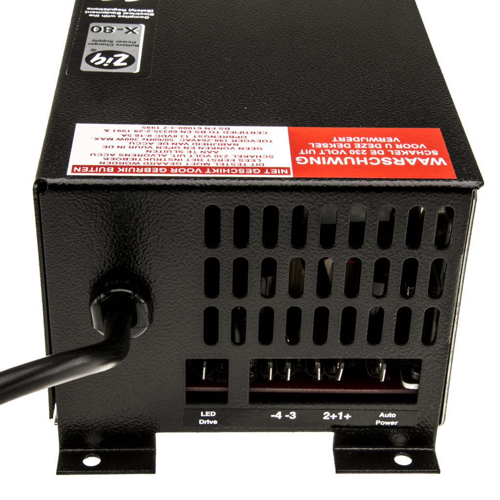 BBAtechniek - ZIG X80 16.5A automatische acculader/omvormer (1x)