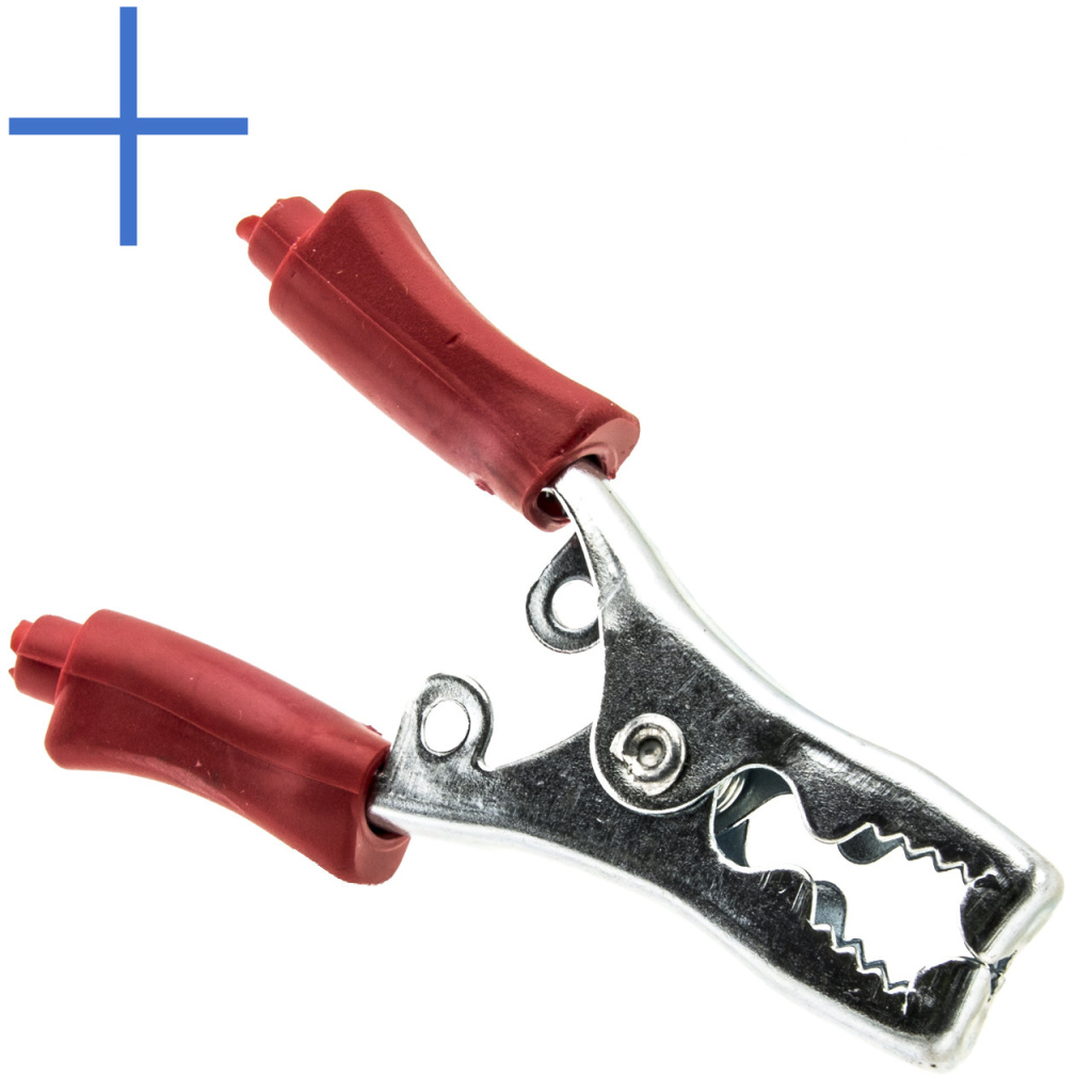 BBAtechniek - Laadklem 40A ongeisoleerd rood (10x)