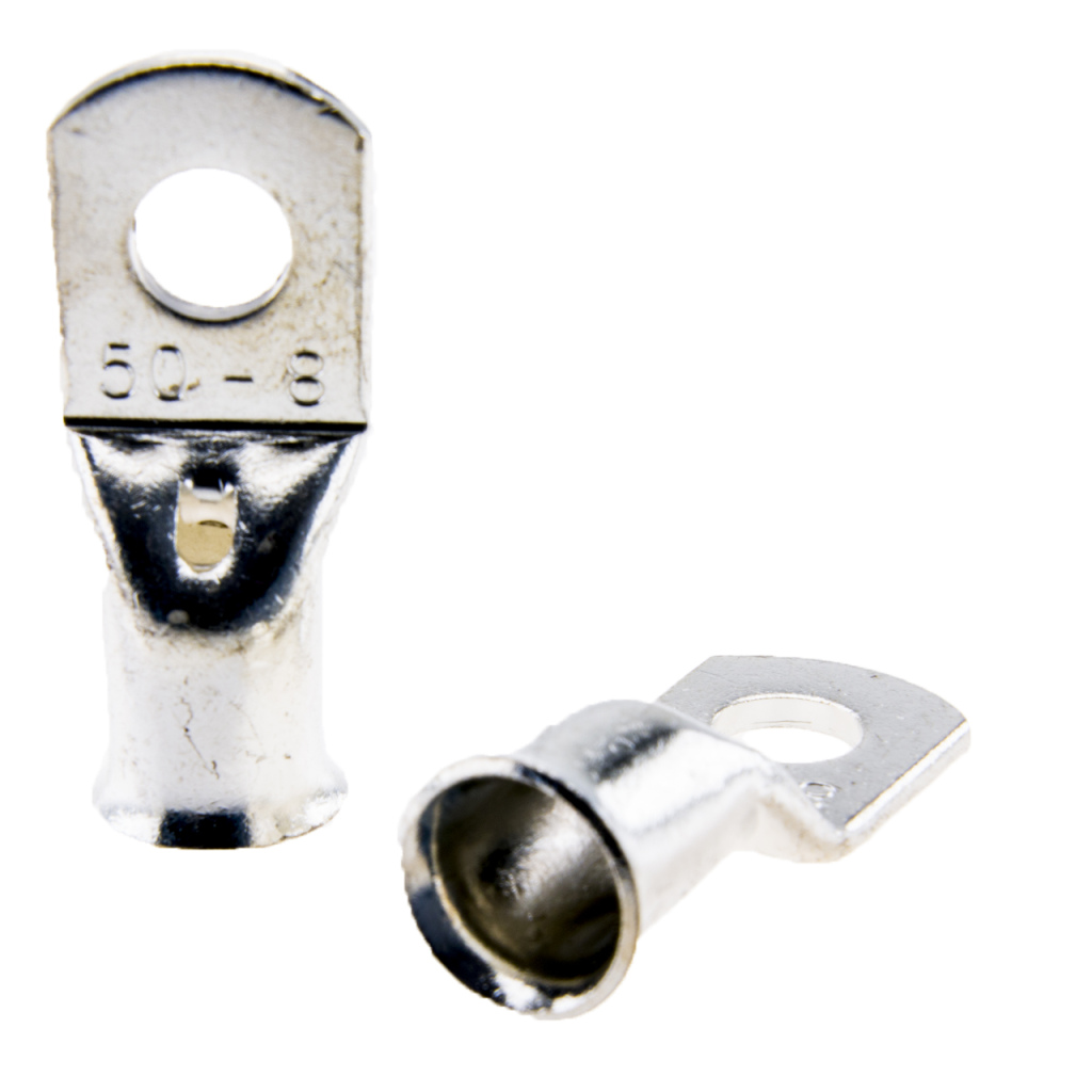 BBAtechniek - 50mm² M8 gesloten kabeloog (25x)