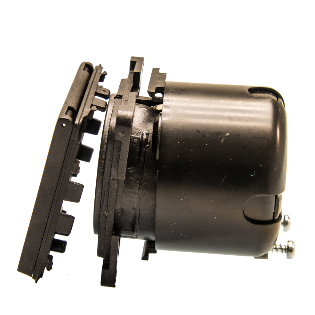 BBAtechniek - 230V Schuko contactdoos zwart S20.000 (1x)