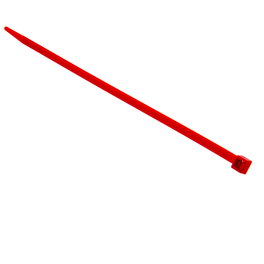 BBAtechniek - Tyrap 4.5x200mm max Ø 53mm rood (100x)