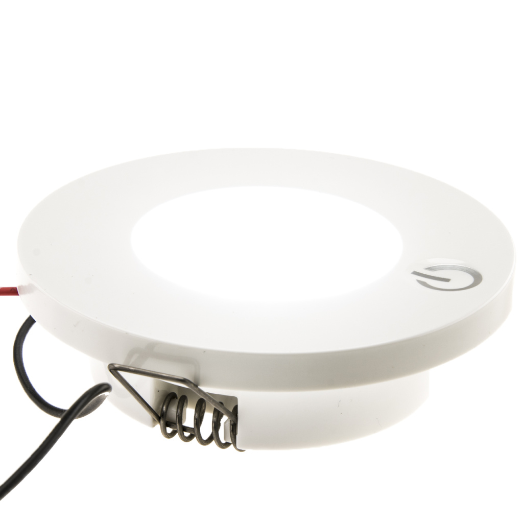 BBAtechniek - Witte LED inbouwspot 12V 24V 2.5W (1x)
