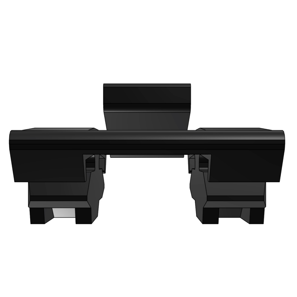 BBAtechniek - Wago vergrendelpal zwart voor Winsta Midi (5x)