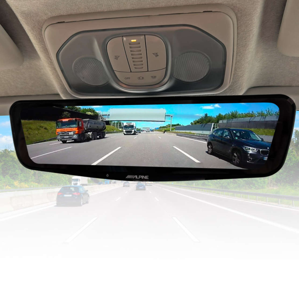 BBAtechniek - Alpine digitale binnenspiegel DME-R1200 (1x)<br />
