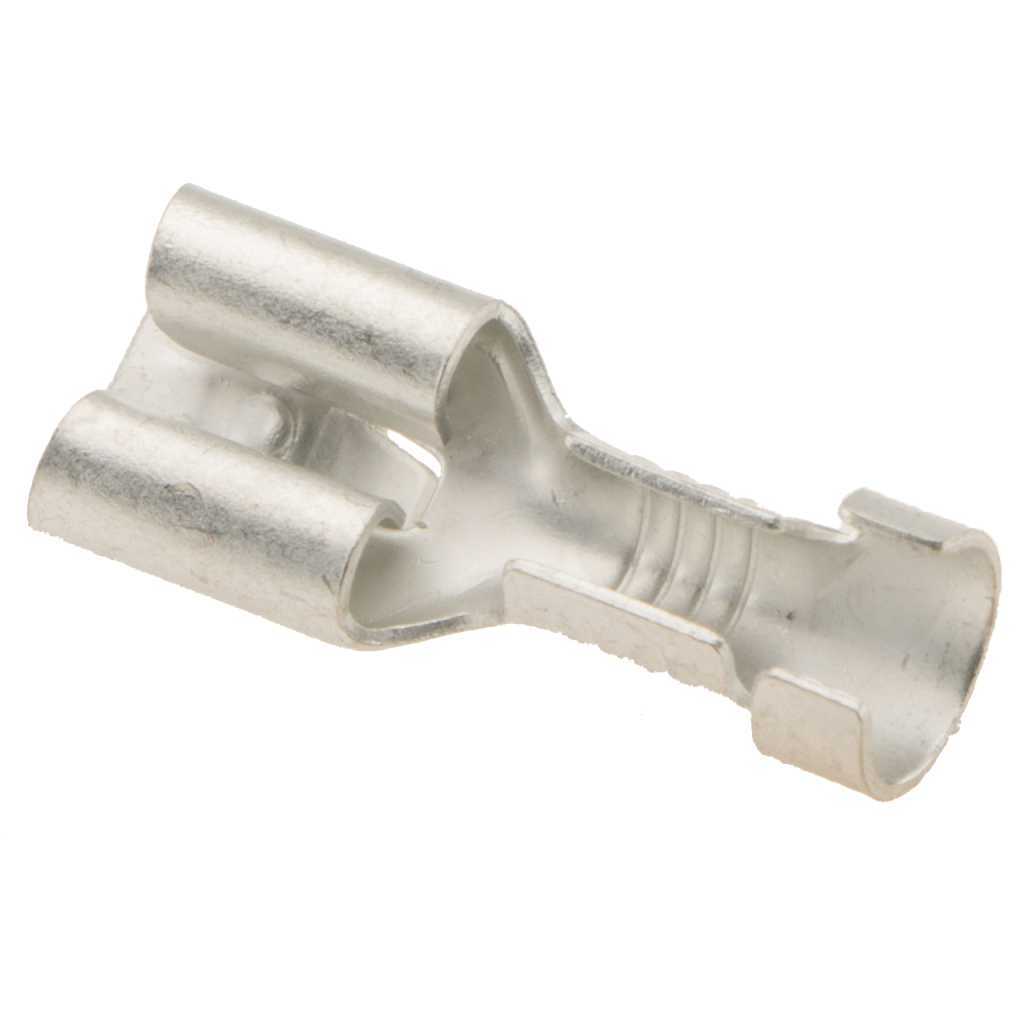 BBAtechniek - Vlakstekerhuls vertind 6.3 1.5 -2.5mm² (100x)