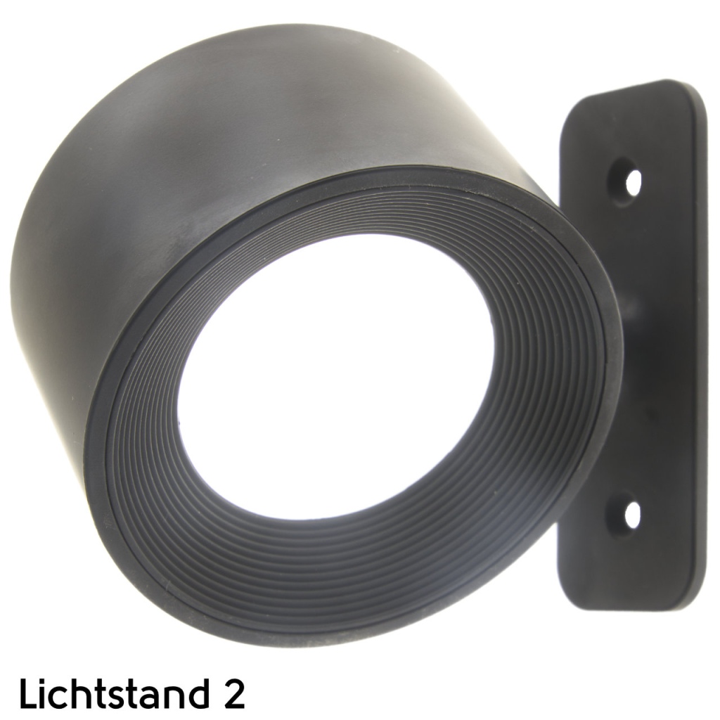 BBAtechniek - Capri draaibare zwarte magneetspot LED (1x)