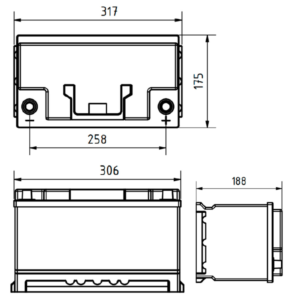 BBAtechniek - 12V 100Ah Aces Lithium accu HFAS (1x)