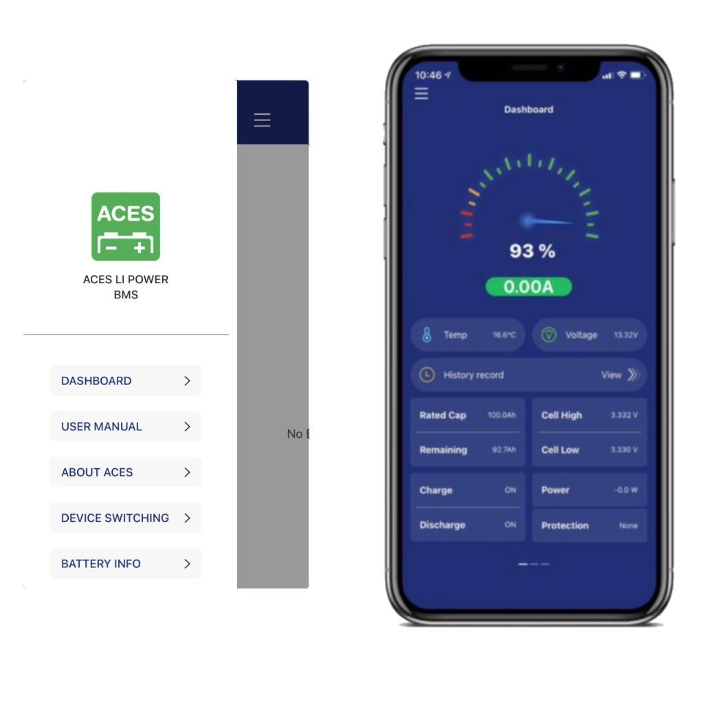 BBAtechniek - 12V 200Ah Aces Lithium accu + lader 20A (1x)