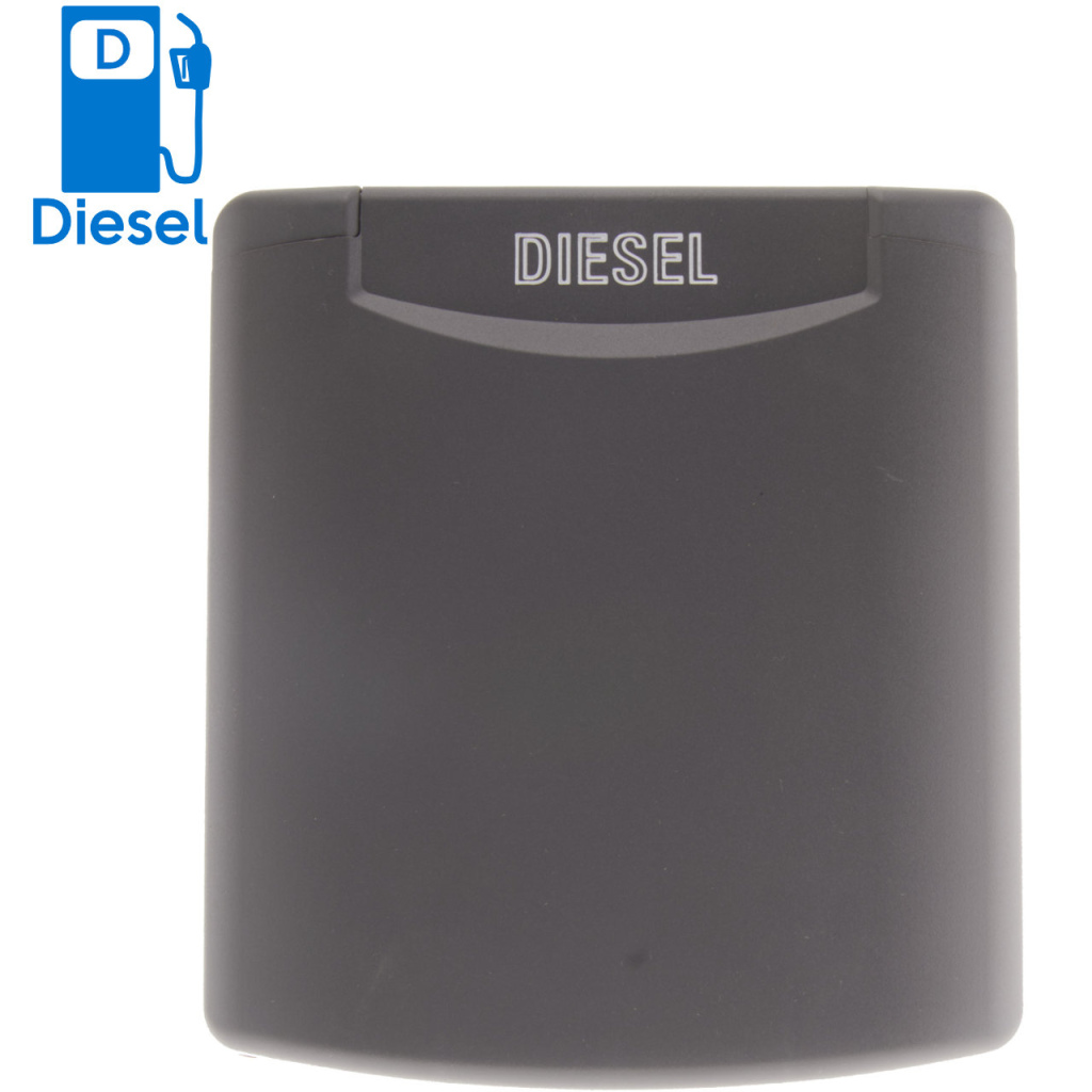 BBAtechniek - Losse klep icoon Diesel donker grijs (1x)