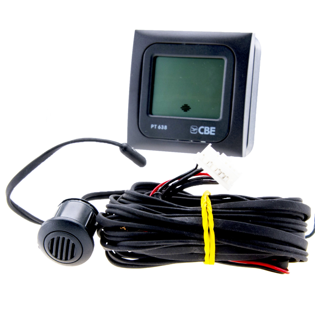 BBAtechniek - CBE PT638 temperatuurmeter binnen / buiten  (1x)