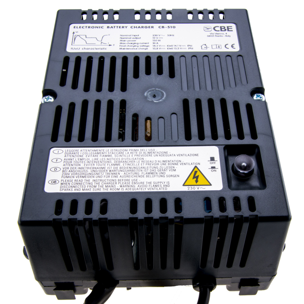 BBAtechniek - 12V 10A 150W CBE acculader CB510-3 (1x)