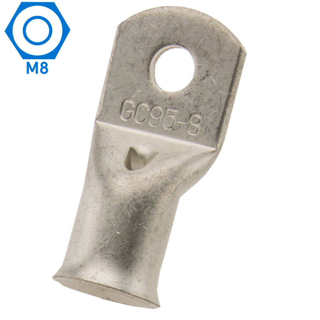 BBAtechniek - 95mm² M8 gesloten kabeloog (25x)