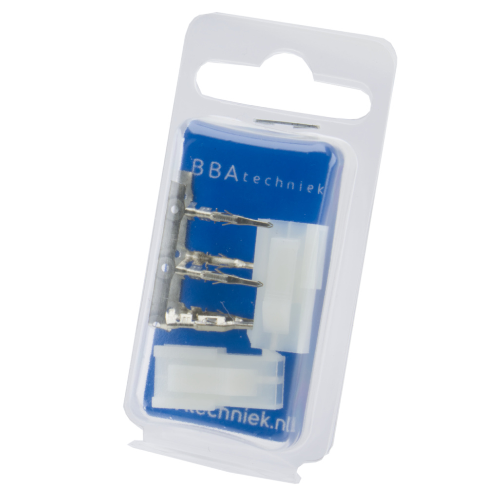 BBAtechniek - Connector 2-weg (2x) met crimp pin 4.2mm (6x)