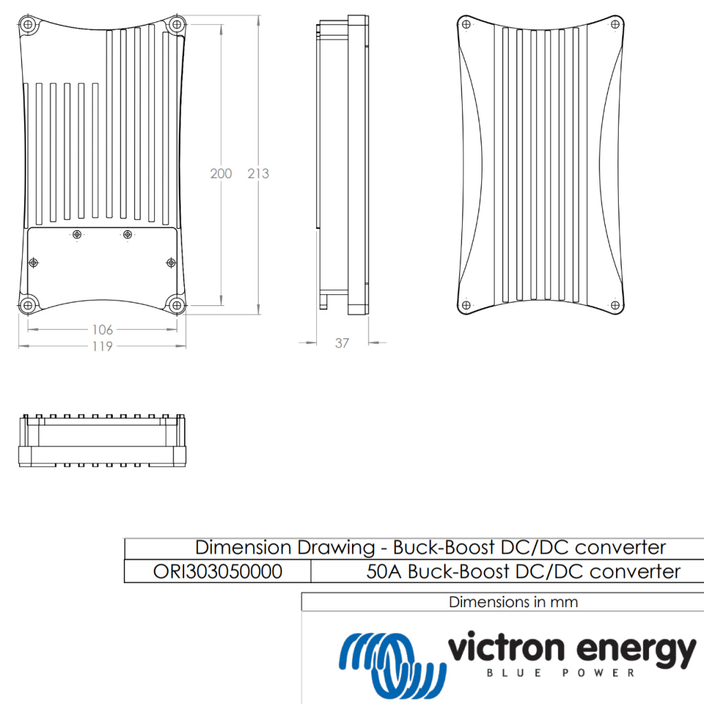 BBAtechniek - Victron TS 800 accuscheider 12V 50A 24V 25A (1x) 