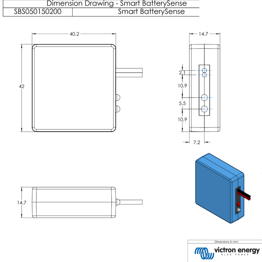 BBAtechniek - Victron Smart Battery Sense M10 (1x)