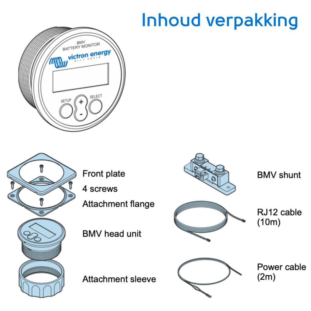 BBAtechniek - Victron BMV-700 accu monitor M10 (1x)
