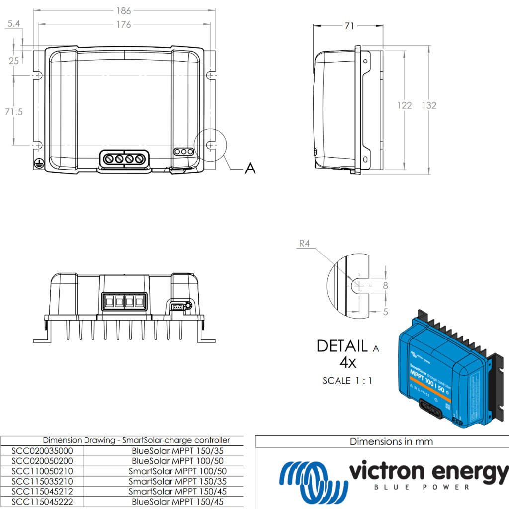 BBAtechniek - Victron SmartSolar MPPT 150/35 12/24/48V (1x)