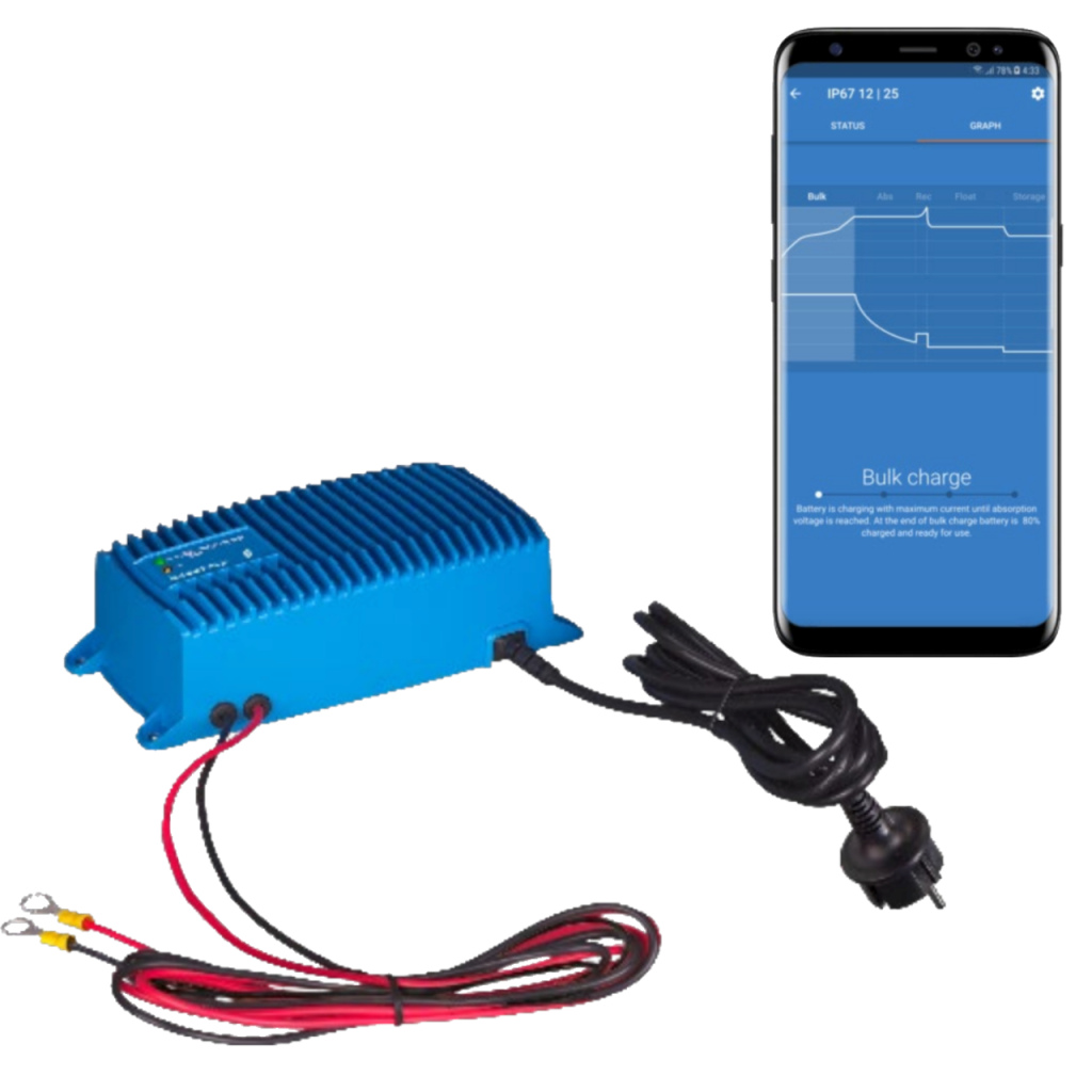 BBAtechniek - Victron Blue Smart IP67 acculader 12/25 (1x)