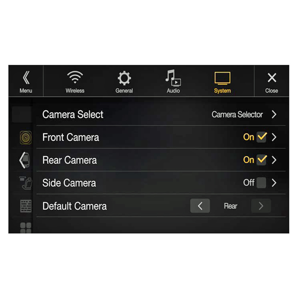 BBAtechniek - Multi camera selector voor de Alpine camera’s (1x)