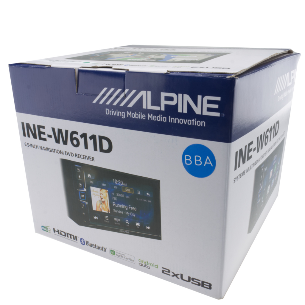 BBAtechniek - 6.5” Alpine INE-W611D geavanceerde navigatie (1x)