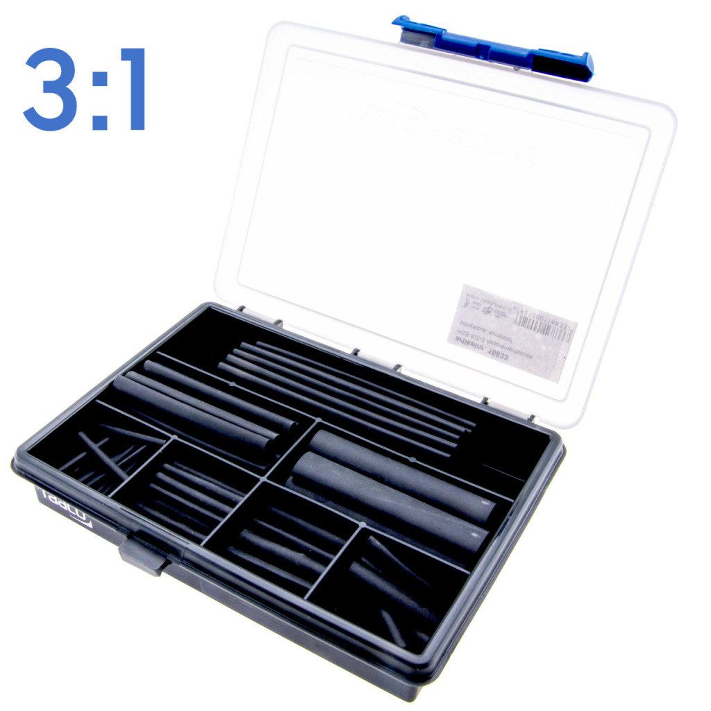 BBAtechniek - Krimpkous 1.6-25.4mm 3:1 assortimentsdoos (1x)