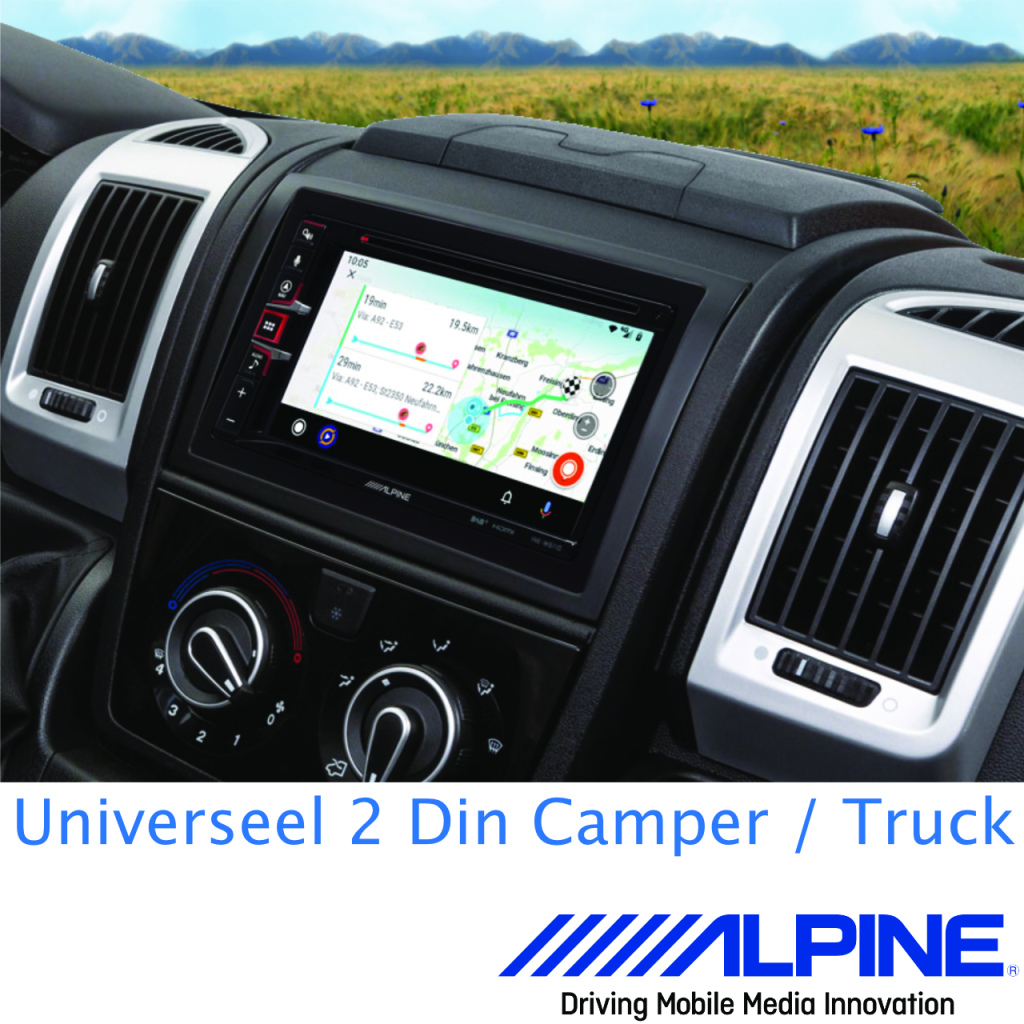 BBAtechniek - Alpine INE-W611DC camper & truck navigatie (1x)