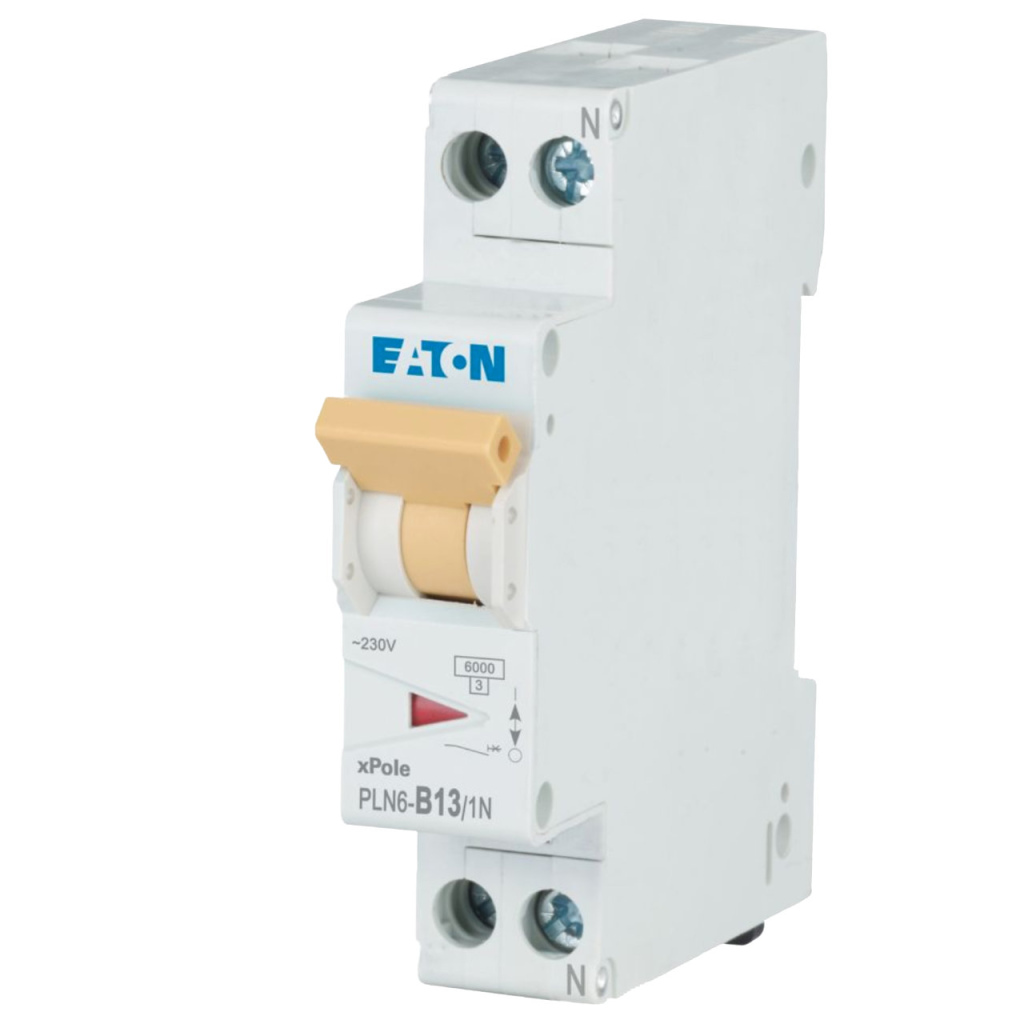 BBAtechniek - Installatieautomaat PLN6 B13 2P+N 18mm 6Ka (1x)