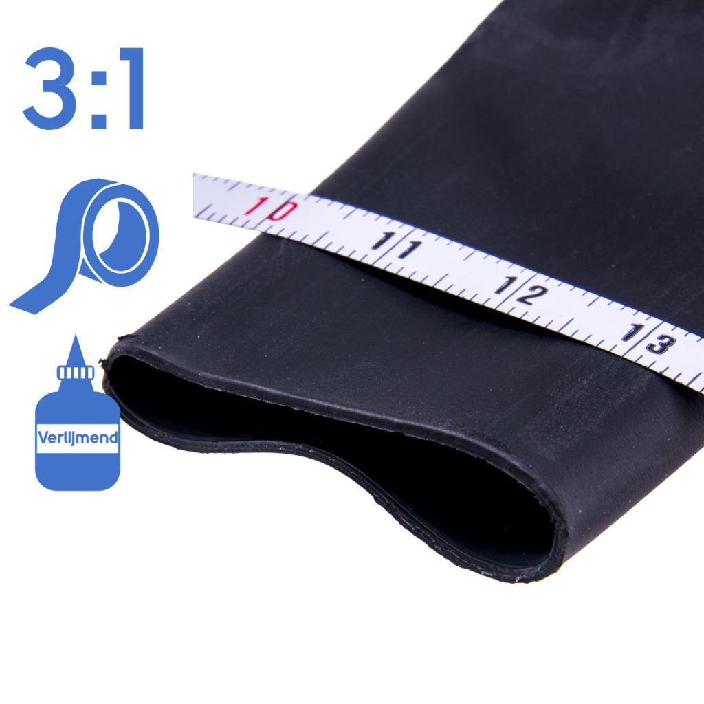 BBAtechniek - Krimpkous 24-8mm zwart 3:1 verlijmend (1.5m rol)