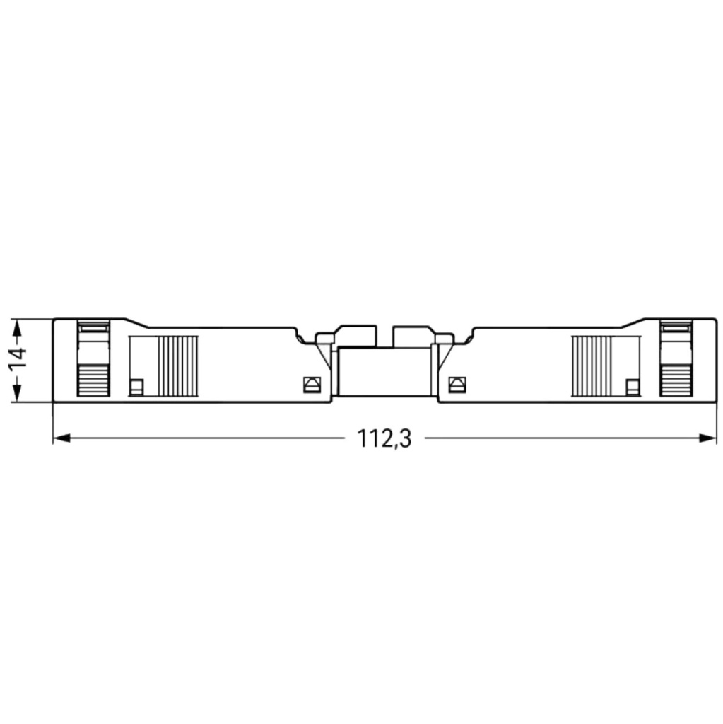 BBAtechniek - Wago Winsta mini connector male 3-polig (5x)