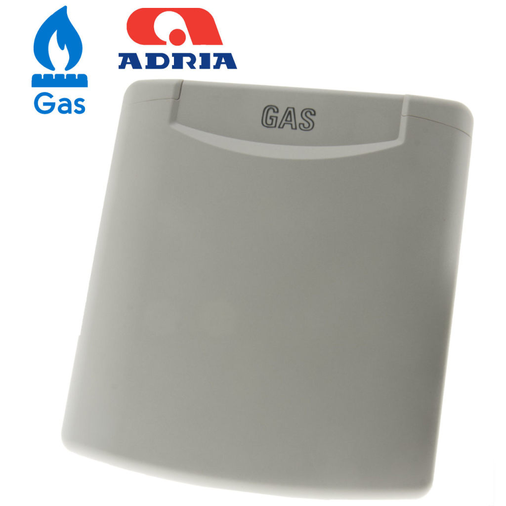 BBAtechniek - Losse klep gas icoon licht grijs (1x)